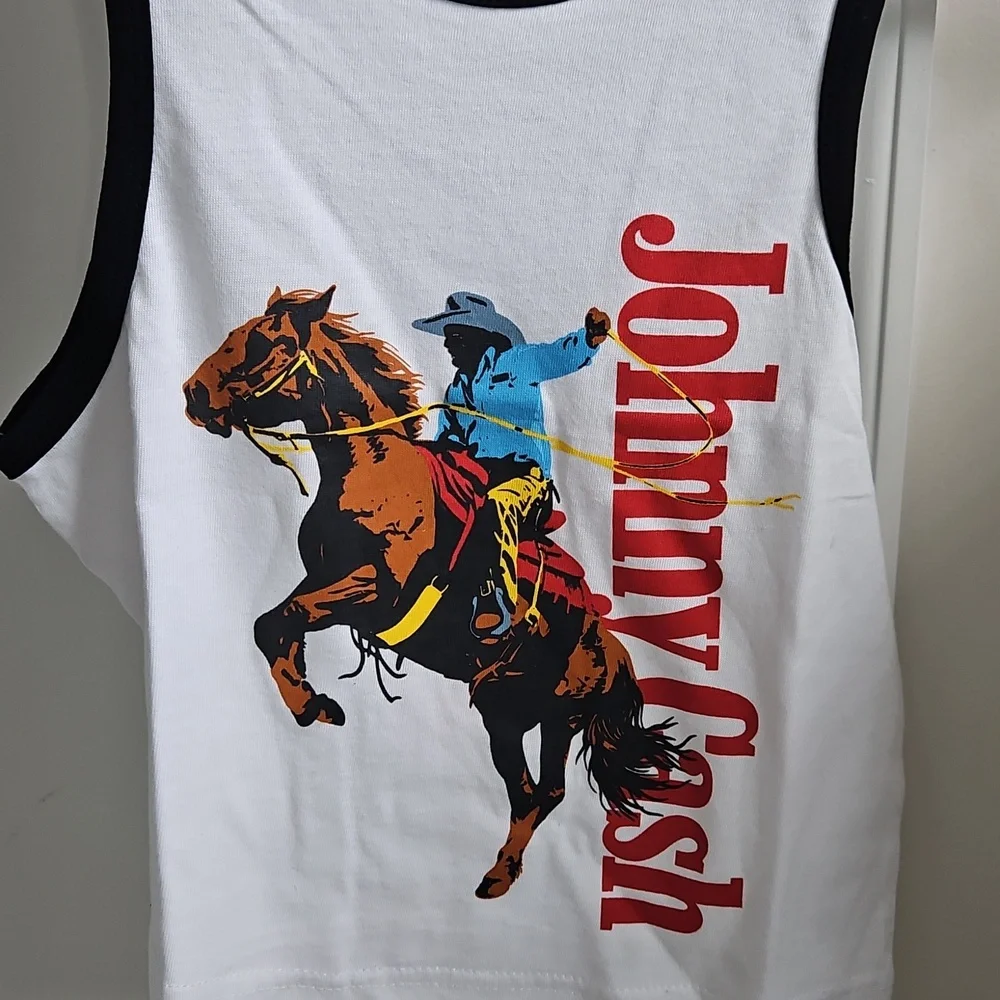 Johnny Cash Ringer Tank - Picture 5 of 6